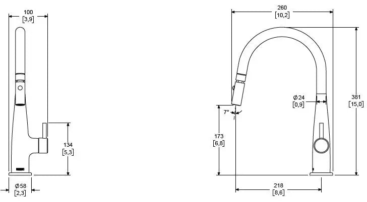 Llave de cocina E-309