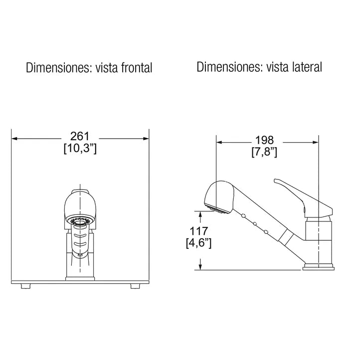 Llave de cocina Ergo