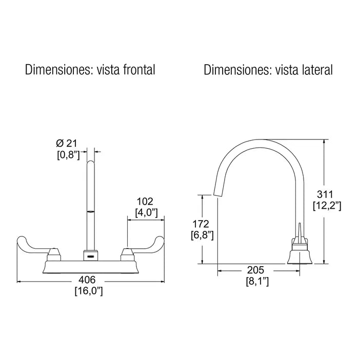 Llave de cocina Flamingos