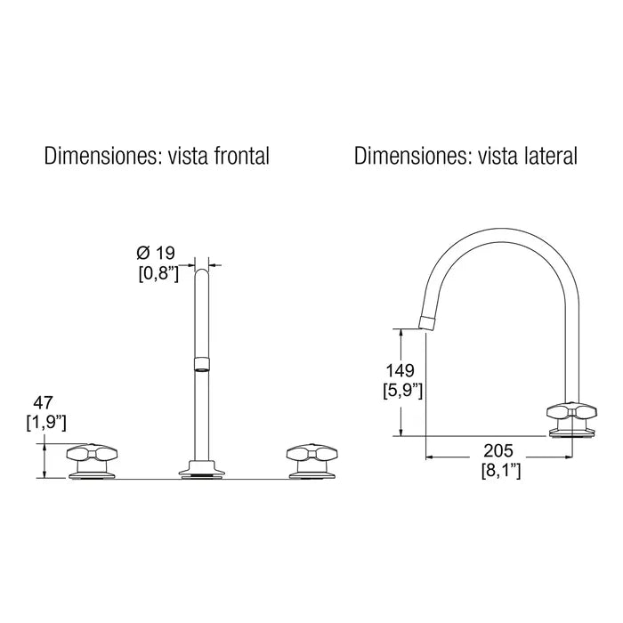 Llave de cocina Tritón